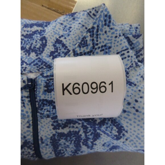 Ibkul Top Medium Golf Performance Shirt 1/4 Zip Geometric Active * - Picture 12 of 12